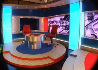 eye-catching design - production set design British Eurosport