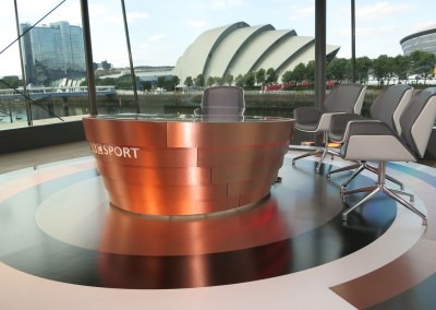 eye-catching design - Production Set Design BBC Commonwealth Games Glasgow 2014