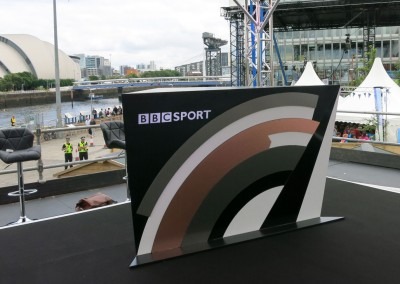 eye-catching design - Production Set Design BBC Commonwealth Games Glasgow 2014